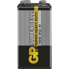 GP Батарея Supercell 1604S 6F22 (9V)