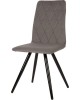 Стул обеденный POLINI Home Rio SM, серый-черный (2 кор.)