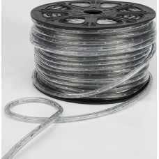 NEON-NIGHT Дюралайт LED трехжильный 230В 13мм 24 LED/м БЕЛЫЙ свечение с динамикой модуль 4м бухта 100м Эконом