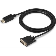 BURO Кабель аудио-видео 1.1v DisplayPort (m)/DVI-D (Dual Link) (m) 2м. позолоч.конт. черный (BHP DPP_DVI-2)
