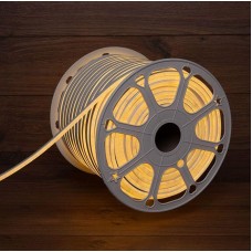 NEON-NIGHT Гибкий неон 8х16мм двухсторонний 120 LED/м ТЕПЛЫЙ БЕЛЫЙ 24В бухта 50м