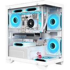BLOODY Корпус mATX BD-CC103, Mini-Tower, без БП, белый [bd-cc103-wh]
