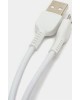 Кабель HOCO (6957531068952) X20 USB (m)-microUSB (m) 3.0м - белый