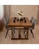 Стул обеденный POLINI Home Rio SM, серый-черный (2 кор.)