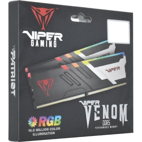 PATRIOT Модуль памяти DIMM DDR5-6200 32GB (16GBx2) RGB PVVR532G620C40K PATRIOT Модуль памяти DIMM DDR5-6200 32GB (16GBx2) RGB PVVR532G620C40K