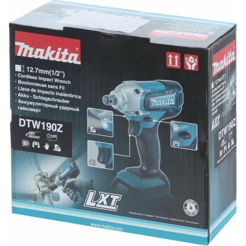 MAKITA Гайковерт DTW190Z аккум. патрон:квад.1/2 MAKITA Гайковерт DTW190Z аккум. патрон:квад.1/2