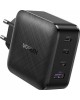 UGREEN Сетевое зарядное устройство CD224 (70774) USB-A+3*USB-C 65W GaN Tech Fast Charger EU. Цвет: черный