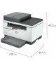 HP МФУ лазерный LaserJet M236sdw черно-белая печать, A4, цвет белый [9yg09a]