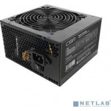 CBR Блок Питания ATX 600W 80+ Bronze, APFC, 0.6mm, 20+4pin, 1*8-pin(4+4P), 2*6+2pin, 6*SATA, 4*IDE, 12cm fan, 1.5м кабель питания, черный [PSU-ATX600-