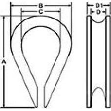 REXANT Коуш DIN 6899, d=10