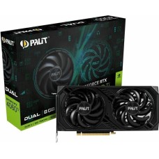 PALIT Видеокарта PCI-E 4.0 RTX4060TI DUAL NVIDIA GeForce RTX 4060TI 8Gb 128bit GDDR6 2310/18000 HDMIx1 DPx3 HDCP Ret