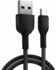 Кабель HOCO (6957531068822) X20 USB (m)-microUSB (m) 1.0м - черный