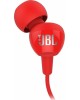 Наушники вкладыши проводные JBL C100SI RED (JBLC100SIURED) [ПИ]