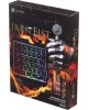 OKLICK Игровой блок 701G IRON FIST, USB, c подставкой для запястий, черный [1196590]