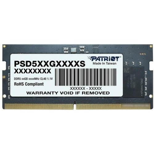PATRIOT Модуль памяти DIMM DDR5-4800 32GB PSD532G48002 PATRIOT Модуль памяти DIMM DDR5-4800 32GB PSD532G48002
