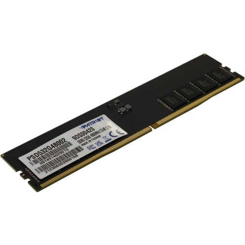 PATRIOT Модуль памяти DIMM DDR5-4800 32GB PSD532G48002 PATRIOT Модуль памяти DIMM DDR5-4800 32GB PSD532G48002