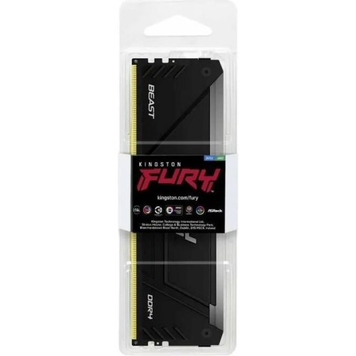 KINGSTON Память DDR4 32GB 3600MHz KF436C18BB2A/32 Fury Beast RGB RTL Gaming PC4-28800 CL18 DIMM 288-pin 1.35В single rank с радиатором Ret KINGSTON Память DDR4 32GB 3600MHz KF436C18BB2A/32 Fury Beast RGB RTL Gaming PC4-28800 CL18 DIMM 288-pin 1.35В single rank с радиатором Ret