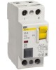 IEK Выключатель дифф.тока УЗО ВД1-63 (MDV10-2-040-300) 40A 300мА AC 2П 230В 2мод белый (упак.:1шт)