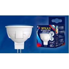 ЛАМПЫ СВЕТОДИОДНЫЕ MR16 (GU 5.3, GU10) UNIEL (UL-00003989) LED-JCDR 6W/NW/GU5.3/FR/DIM PLP01WH