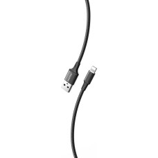 Кабель SMARTBUY (iK-512-S14b) S14 Lightning черный, 3 А, 1 м