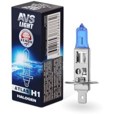 AVS Галогенная лампа ATLAS BOX/5000К/ H1.12V.55.коробка 1шт