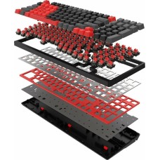 A4TECH Клавиатура Bloody S98, USB, красный + черный [sports red]
