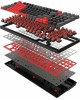 A4TECH Клавиатура Bloody S98, USB, красный + черный [sports red]