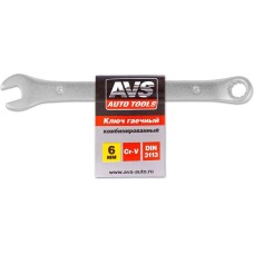 AVS TOOLS Ключ гаечный комбинированный (06 мм) AVS K30006