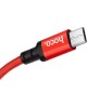 кабель HOCO (6957531062912) X14 USB (m)-microUSB (m) 2.0м - красный/черный