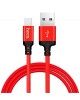 кабель HOCO (6957531062912) X14 USB (m)-microUSB (m) 2.0м - красный/черный