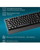 OKLICK Клавиатура Оклик 115M черный USB (подставка для запястий) (1678098)