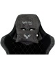 Кресло компьютерное игровое ZOMBIE Кресло игровое VIKING 7 KNIGHT Fabric черный ткань/эко.кожа с подголов. крестов. металл