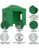 HELEX Тент садовый 4322 3x2х3м полиэстер черный