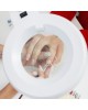 REXANT (31-0001) 3Х лупа на струбцине настольная, круглая, с подсветкой, белая