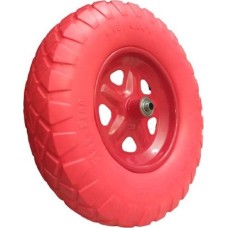 Колесо LWI Колесо PU 4.80/4.00х80 бескамерное D16(втулка12), арт. LWI39-12ПУ
