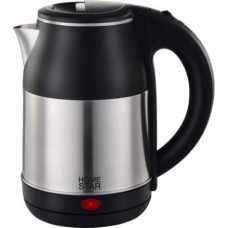 Чайник электрисеский HOMESTAR HS-1034 (1,8 л) стальной, черный