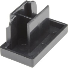 АКСЕССУАРЫ ДЛЯ СВЕТИЛЬНИКОВ VOLPE (UL-00007453) UFB-Q123 C21 BLACK 1 POLYBAG Заглушка торцевая типа R. Черная. ТМ Vople