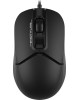 A4TECH Мышь Fstyler FM12S черный оптическая 1200dpi silent USB 3but (FM12S BLACK)
