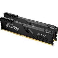 KINGSTON Память DDR4 2x8GB 3600MHz KF436C17BBK2/16 Fury Beast RTL Gaming PC4-28800 CL17 DIMM 288-pin 1.35В kit single rank с радиатором Ret