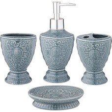 LEFARD НАБОР ДЛЯ ВАННОЙ КОМНАТЫ 4 ПР. 250МЛ 8,5*6,6*19СМ 755-1020
