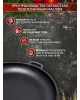 Сковорода-крышка ГАРДАРИКА 0020-4 чугунная порционная с двумя ручками д.20см