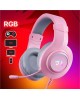 Игровая гарнитура REDRAGON (70746) Hylas Проводной,RGB,USB+3.5мм,розов.