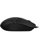 A4TECH Мышь Fstyler FM12S черный оптическая 1200dpi silent USB 3but (FM12S BLACK)