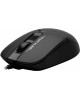 A4TECH Мышь Fstyler FM12S черный оптическая 1200dpi silent USB 3but (FM12S BLACK)