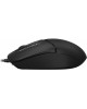 A4TECH Мышь Fstyler FM12S черный оптическая 1200dpi silent USB 3but (FM12S BLACK)