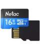 NETAC Карта памяти microSDHC UHS-I U1 P500 16 ГБ, 80 МБ/с, Class 10, NT02P500STN-016G-S, 1 шт