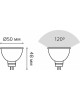 GAUSS Лампа светодиодная Elementary MR16 7Вт цок.:GU5.3 спот 220B 4100K св.свеч.бел.нейт. MR16 (упак.:10шт) (13527)