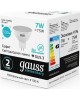 GAUSS Лампа светодиодная Elementary MR16 7Вт цок.:GU5.3 спот 220B 4100K св.свеч.бел.нейт. MR16 (упак.:10шт) (13527)