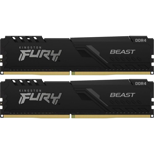 KINGSTON Память DDR4 2x8GB 3600MHz KF436C17BBK2/16 Fury Beast RTL Gaming PC4-28800 CL17 DIMM 288-pin 1.35В kit single rank с радиатором Ret KINGSTON Память DDR4 2x8GB 3600MHz KF436C17BBK2/16 Fury Beast RTL Gaming PC4-28800 CL17 DIMM 288-pin 1.35В kit single rank с радиатором Ret