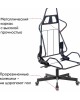 Кресло компьютерное игровое ZOMBIE Кресло игровое VIKING 7 KNIGHT Fabric серый Loft ромбик ткань/эко.кожа с подголов. крестов. металл